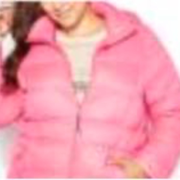 JACKET, PACKABLE DOWN, PAPAYA PUNCH, SZ 5X, ZIP FRONT, ZIP POCKETS, HOOD, PENNIN - Picture 2 of 5